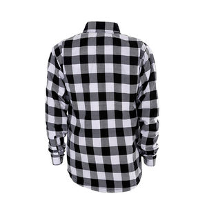 เสื้อเชิ้ตผ้าแฟลนเนลผู้ชาย OEM/OEM พิมพ์ลายปักโลโก้ตามสั่ง ไซส์ใหญ่ ผ้าฝ้าย 100% แขนยาว สำหรับผู้ชาย - Product Image 2