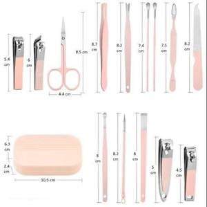 14 in 1 <b>Manicure</b> Pedicure Kit for <b>Men</b> Women Stainless Steel Nail Grooming <b>Set</b> with Travel Case Nail Clippers Scissors Nail File - Product Image 4