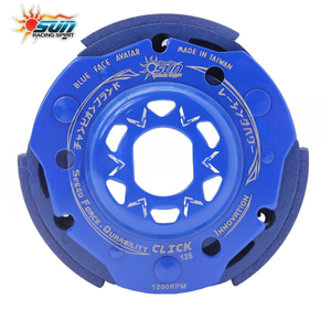 ชุดคลัตช์เหล็ก SUN Racing Performance รุ่นใหม่ 1200RPM สำหรับรถสกู๊ตเตอร์ CLICK125 ตอบสนองรวดเร็ว ขับขี่มั่นคง ผลิตในไต้หวัน - Product Image 2