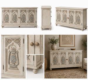 Premium Quality Wooden <b>Sideboard</b> Cabinet for Living Room Storage and Decorative Display Available At Best Market Price - Product Image 6