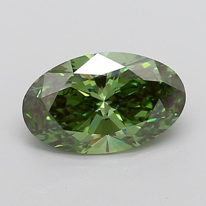 Diamant de laboratoire certifié IGI, taille marquise, vert vif fantaisie, 4,02 carats, clarté VS2, polissage excellent, pierre précieuse en vrac en stock - Product Image 1