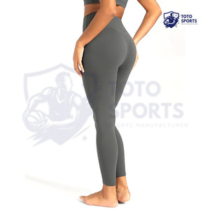 Leggings de haute qualité, légers, durables, élastiques, faciles d'entretien, confortables, doux, nouvelle arrivée, respirants, fins, avec logo personnalisé - Product Image 2