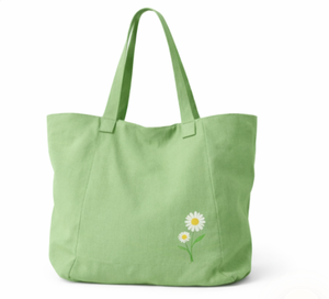 Sacs de plage pour femmes, sacs à main pour femmes, grand sac de plage en toile avec fermeture éclair et poignée en coton - Product Image 1