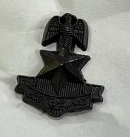 Badge de défense nigérian en métal 3D, écusson vintage Aigle et Étoile, logo personnalisé pour chapeaux