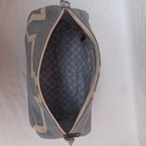 Women's Handmade Geometric Pattern Cotton Dhurries Makeup Toiletry <b>Bag</b> Zipper Closure Chains Decoration Eco-Friendly Travel - Product Image 6