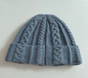 Gorro de Punto Jacquard Cálido para Mujer, Otoño Invierno - Product Image 1