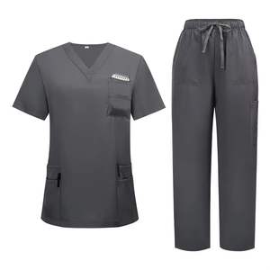 Custom LOGO Comfortable Beauty Salon Medical <b>Scrubs</b> Uniforms Women <b>Scrub</b> Sets Stretch Fabric Hospital Nurse Work Uniform - Product Image 5