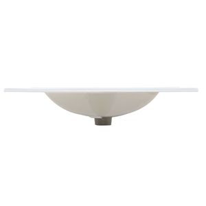 Lavabo da bagno da 30 pollici compatibile solo con rubinetto a distanza tra fori di 8 pollici - Product Image 3