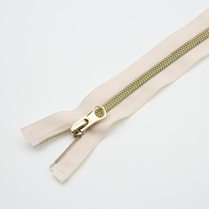 80cm Gold-toothed Open End Nylon Special <b>Zipper</b> for Jacket - Product Image 4