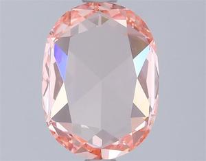 1.50ct Rose Cut Lab Grown Diamond Fancy Intense <b>Pink</b> VS1 IGI Certified CVD Loose Diamond Wholesale for Jewelry Making - Product Image 1