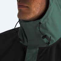 Ensemble coupe-vent d'hiver pour homme avec logo personnalisé, écologique, respirant, doublure en polyester et cachemire, garnissage en duvet de canard gris, long