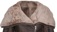 Blouson en cuir de peau de mouton originales pour hommes et femmes, manteau chaud, à la mode, avec col personnalisé, nouveauté hiver 2021, 2021