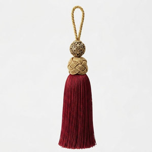 Borlas de hilo metálico personalizadas con diseño de flecos decorativos para accesorios de uniformes, ropa ceremonial y eventos especiales - Product Image 1