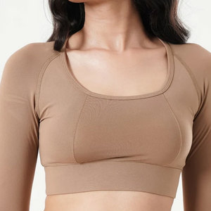 Camiseta Deportiva para Mujer, Fabricante OEM, Color Personalizado, Diseño con Ribete Inferior, Ropa Deportiva de Compresión, Precio de Fábrica, Manga Larga - Product Image 4