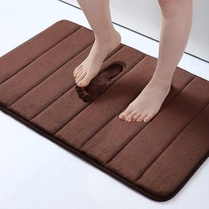 Tapis de bain en mousse à mémoire de forme personnalisé avec logo, absorbant l'eau et lavable en machine - Product Image 1
