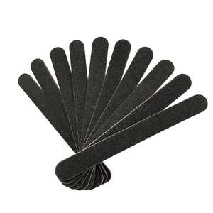 Lime à ongles miniature en acier inoxydable durable et réutilisable à double grain (80/100) pour lisser et façonner les ongles naturels et fragiles - Product Image 1