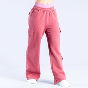 Pantalones Cargo para Mujer, Cintura Alta, Felpa de Algodón, Joggers con Cintura Elástica, Pantalones para Mujer - Product Image 6