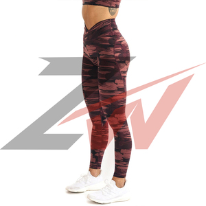 <b>Women</b> Pants Gym Yoga Seamless Sports Clothes Stretchy High Waist Athletic Exercise Fitness <b>Leggings</b> Four-Way Stretch High Waist - Product Image 2