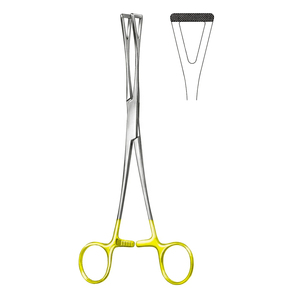 Pinzas de tejido Babcock manuales de alta calidad con mandíbulas dentadas, de acero inoxidable quirúrgico, fabricadas en Pakistán. - Product Image 1