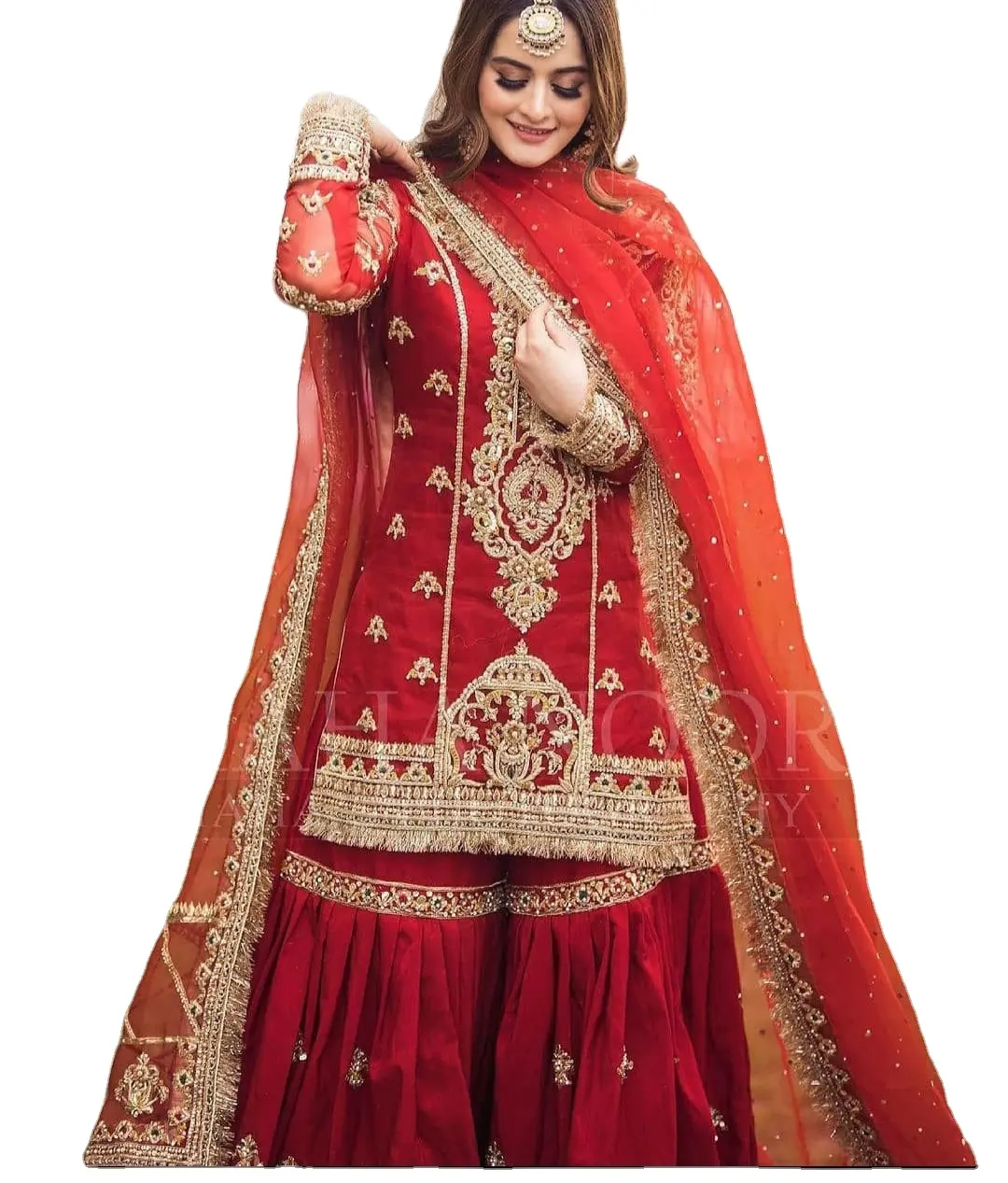 Bridal Zware Lehnga Jurk Voor Pakistaanse Bruid Designer Lehnga Voor Bruid Jurk Voor Bruiloft Dag Aziatische Bruid Bruiloft Dag Jurk