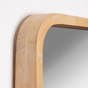 Espejo de Pared Rectangular con Marco de Madera Minimalista, Decoración para el Hogar - Product Image 3