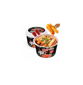Venta al por mayor: Tazón de arroz picante Buldak de Samyang, 185 g, con pasta de chile rojo coreano auténtico y pastelillos de arroz masticables. Exportación global. - Product Image 2