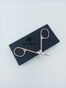 Premium Quality Curved Extra Sharp Tip Cuticle Toe <b>Nail</b> Scissors Nude Color Personal Care High Carbon Steel Manicure Pedicure - Product Image 6