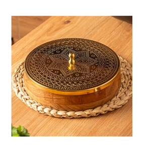 Wood Spice <b>Box</b> Multiple Sections for Storing Kitchen Spices <b>Herbs</b> Seasonings <b>Box</b> Resistant Hand Wash Only Spice <b>Box</b> - Product Image 3