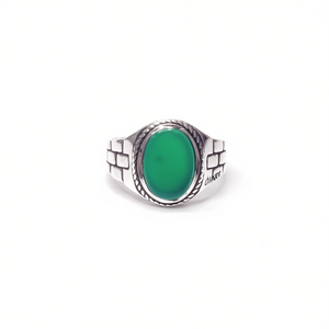 Anillo de moda de ónix verde (8,6 gramos) - Product Image 2