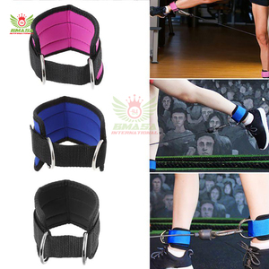 Custom Wholesale Gym <b>Ankle</b> Strap Nylon Kickback Cuff Attachment For Cable Machine Exercise Leg Training Brace Nylon <b>Ankle</b> Straps - Product Image 3