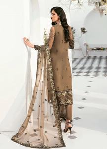 ชุดเดรสงานปาร์ตี้สไตล์บอลลีวูดคอลเลคชั่นใหม่ปี 2023 พร้อมเสื้อปักลายหนัก กางเกงผ้าตาข่าย และผ้าพันคอผ้าตาข่าย ชุดอินเดียและปากีสถาน - Product Image 2