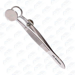 Placa de 23mm 12x20mm Mango plano Titanio, 3,6 ''(9,2 cm) Manual Chalazion Scoop Forceps Instrumentos médicos Equipos médicos - Product Image 2