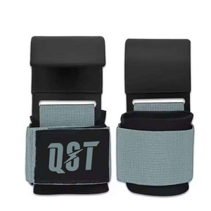 Sangles de poignet personnalisées avec logo pour la musculation, accessoires de fitness pour hommes et femmes, crochets de levage rembourrés en néoprène OEM - Product Image 2