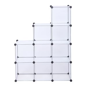 9 Cube DIY Closet <b>Cabinet</b> <b>White</b> <b>Storage</b> Shelves Cubes Organizer Cube <b>Storage</b> for Bathroom - Product Image 5