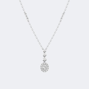 Elegante Collar con Colgante de Diamante Cultivado en Laboratorio, Corte Brillante Redondo, Oro, para Mujer, Regalo de Aniversario de Lujo, Certificado IGI SGL, 0.70ctw - Product Image 4