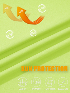 เสื้อยืดกันแดด UPF 50+ สำหรับผู้ชาย เสื้อฮู้ดสีพื้นสำหรับตกปลา แขนยาว เสื้อกีฬาสำหรับตกปลา เสื้อแรชการ์ด - Product Image 2