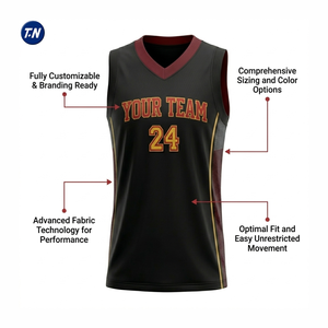 Camiseta de Baloncesto Personalizada con Nombre de Equipo en la Parte Delantera, Transpirable, de Secado Rápido, Diseño sin Mangas, para Entrenamiento de Velocidad y Movilidad, para Verano - Product Image 4