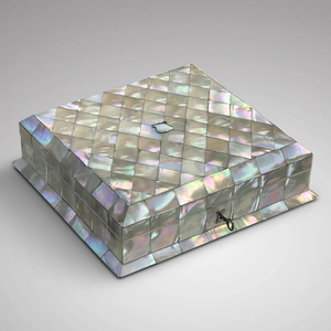 Handmade Luxury Indian Mother of Pearl storage Box with Customized Size and Multiple - Product Image 1