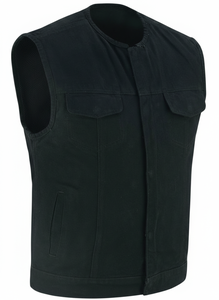 เสื้อกั๊กเดนิมสำหรับขี่มอเตอร์ไซค์ผู้ชาย Mad Max - Product Image 6