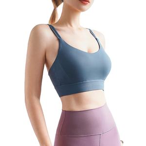 2024 meilleur matériel femmes soutien-gorge de sport personnalisé respirant entraînement Fitness porter à la mode Yoga sport soutien-gorge avec Services OEM - Product Image 1