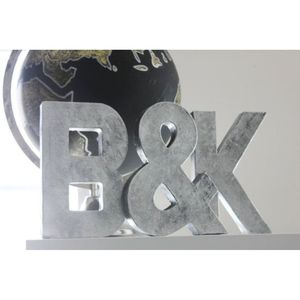 Letras Metálicas Galvanizadas Hechas a Mano de la A a la Z, Decoración de Pared Industrial, Letrero Rústico con Alfabeto 3D para Bodas, Hogar, Tienda, Decoración de Fiestas - Product Image 1
