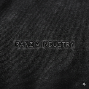 Sweat à capuche zippé pour homme Ranzia Industry Factory Fashion, commande en gros, personnalisable, en coton, avec broderie et impression - Product Image 5