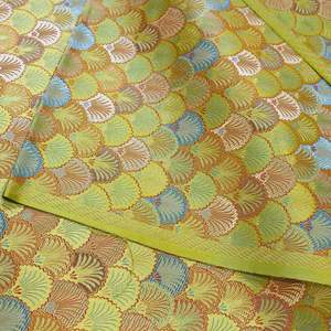 Tessuto Jacquard Broccato in <span class=keywords><strong>Poliestere</strong></span> 100% con Motivo a Conchiglia in Stile Etnico per Abbigliamento da Bambino, Cappotti, Gilet e Borse alla Moda - Product Image 4