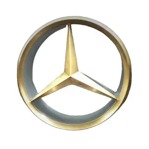 Premium Kualitas Tinggi Dibuat dari Logo Mercedes Gulung Solid Logo Premium Barang Premium Logo Mobil Kualitas Terbaik