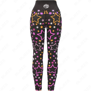 Leggings de yoga flexibles en spandex/nylon pour femmes avec taille élastique sans couture motif solide Gym Fitness and Running Pants Gear - Product Image 3