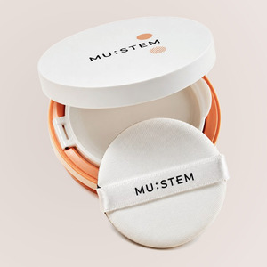 Base de maquillaje coreana K-Beauty Mustem Skin Fit Glow Cushion Refill, hecha en Corea, para piel oscura, hidratante y con protección solar. - Product Image 3