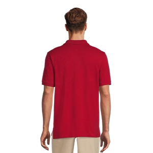 Polo d'affaires pour homme de haute qualité OEM – Polo de travail uni en coton et polyester avec logo brodé personnalisé - Product Image 6
