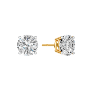 Boucles d'oreilles en or massif 14K 9K 10K 18K avec diamants de laboratoire certifiés IGI, fabricant de bijoux fins éthiques RJC ODM OEM, vente en gros EA501976 - Product Image 2