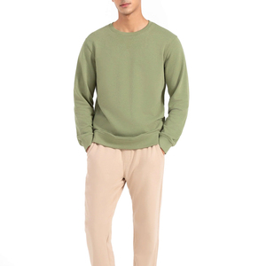 Street Style Embroidery logo 350 Gsm Heavy Cotton Men Sweatshirts Best Sale Product 100% Cotton Casual Style Fashion Sweatshirts - Product Image 1