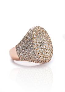 Anillo de Hip Hop con Diamantes Moissanite de Primera Calidad, Plata de Ley 925, Joyería de Lujo para Hombre en Venta - Product Image 4